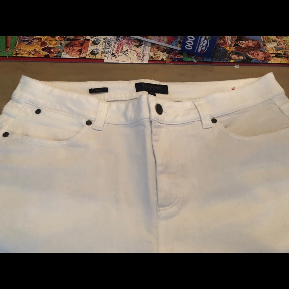 White Talbots jeans